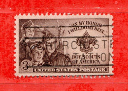 (Us2) USA °- 1950 - SCOUTS à Valley Forge.  Yvert .546.   USED.  Vedi Descrizione - Used Stamps