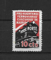 LOTE 2112 E   ///  (C045) 10 CTS PRO HUERFANOS FERROVIARIOS **MNH      ¡¡¡ LIQUIDATION - JE LIQUIDE - LIQUIDACION !!! - Emissioni Repubblicane