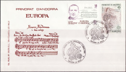 Europa CEPT 1985 Andorre Espagnol - Andorra FDC2 Y&T N°172 à 173 - Michel N°181 à 182 - 1985