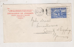 CUBA  HAVANA LA HABANA 1933  Cover To Germany - Briefe U. Dokumente