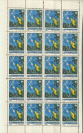 Luxembourg Feuille De 20 Timbres "A" Satellite 2002 - Ganze Bögen