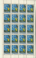 Luxembourg Feuille De 20 Timbres "A" Satellite 2002 - Full Sheets