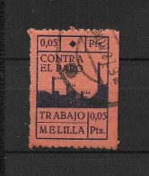 LOTE 2112 E   ///  (C045)  MELILLA CRUZADA CONTRA EL PARO       ¡¡¡ LIQUIDATION - JE LIQUIDE !!! - Emisiones Nacionalistas