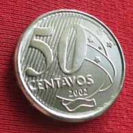 Brazil 50 Centavos 2002 KM# 651a *VT Brasil Bresil Brasile Brazilia Brazilie - Brésil