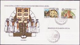 Europa CEPT 1978 Andorre Espagnol - Andorra FDC5 Y&T N°108 à 109 - Michel N°115 à116 - 1978