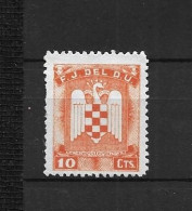 LOTE 2112 E   ///  (C045)  F. J. DEL DU 10 CTS  NSG       ¡¡¡ LIQUIDATION - JE LIQUIDE !!! - Sonstige & Ohne Zuordnung