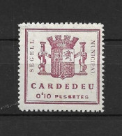 LOTE 2112 E   ///  (C045)  CARDEDEU - BARCELONA, FESOFI Nº 4 ? **MNH      ¡¡¡ LIQUIDATION - JE LIQUIDE !!! - Emissioni Repubblicane