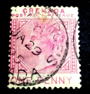 Grenada, 1883, Yvert 14, Victoria, VF - Grenada (...-1974)