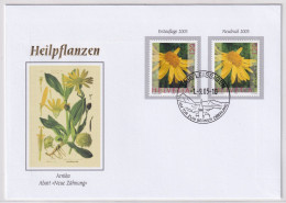 MiNr. 1823C Mit 1823 / Zumst. 1076B Schweiz 2003, 6. März/2005, 1. Sept. Freimarken: Heilpflanzen FDC Zweitausgabe - Lettres & Documents