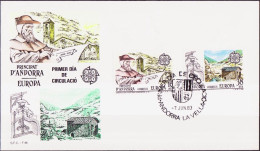 Europa CEPT 1983 Andorre Espagnol - Andorra FDC2 Y&T N°158 à 159 - Michel N°165 à 166 - 1983