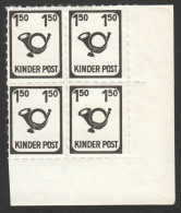 HORN - Children POST / KINDER Post - Piatnik LABEL VIGNETTE CINDERELLA - AUSTRIA - 1.5 Schilling - MNH Corner - Poste