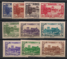 GRAND LIBAN - 1937-40 - Poste Aérienne PA N°Yv. 65 à 74 - Série Complète - Neuf Luxe ** / MNH / Postfrisch - Poste Aérienne