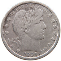 UNITED STATES OF AMERICA HALF DOLLAR 1899 BARBER #t141 0467 - 1892-1915: Barber