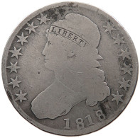 UNITED STATES OF AMERICA HALF DOLLAR 1818 CAPPED BUST #t141 0413 - 1794-1839: Early Halves (Prémices)