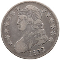 UNITED STATES OF AMERICA HALF DOLLAR 1832 CAPPED BUST #t141 0421 - 1794-1839: Early Halves (Prémices)