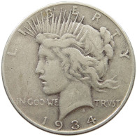 UNITED STATES OF AMERICA DOLLAR 1934 S PEACE #t141 0371 - 1921-1935: Peace (Pace)