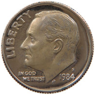 UNITED STATES OF AMERICA DIME 1984 S  Roosevelt #alb065 0137 - 1946-...: Roosevelt