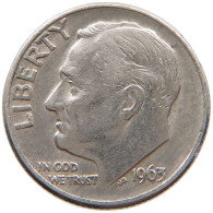 UNITED STATES OF AMERICA DIME 1963 D Roosevelt #a064 0441 - 1946-...: Roosevelt