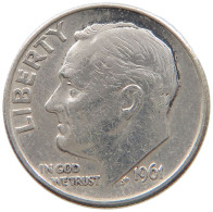 UNITED STATES OF AMERICA DIME 1961 Roosevelt #a044 0301 - 1946-...: Roosevelt