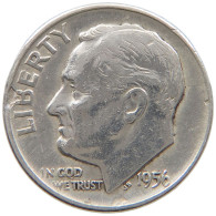 UNITED STATES OF AMERICA DIME 1956 D Roosevelt #a044 0299 - 1946-...: Roosevelt