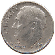 UNITED STATES OF AMERICA DIME 1960 Roosevelt #a064 0439 - 1946-...: Roosevelt