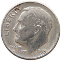 UNITED STATES OF AMERICA DIME 1953 S Roosevelt #a064 0463 - 1946-...: Roosevelt