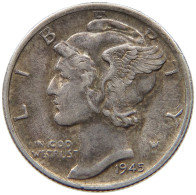 UNITED STATES OF AMERICA DIME 1945 S MERCURY #a091 0617 - 1916-1945: Mercury