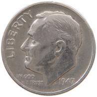 UNITED STATES OF AMERICA DIME 1947 S Roosevelt #a064 0445 - 1946-...: Roosevelt