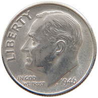 UNITED STATES OF AMERICA DIME 1946 Roosevelt #a064 0447 - 1946-...: Roosevelt