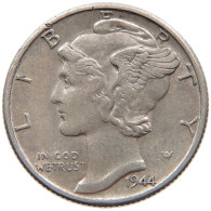 UNITED STATES OF AMERICA DIME 1944 MERCURY #c012 0255 - 1916-1945: Mercury (kwik)