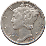 UNITED STATES OF AMERICA DIME 1942 MERCURY #c025 0193 - 1916-1945: Mercury (Mercure)