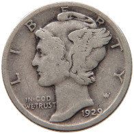 UNITED STATES OF AMERICA DIME 1929 MERCURY #c064 0471 - 1916-1945: Mercury (kwik)