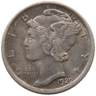 UNITED STATES OF AMERICA DIME 1920 MERCURY #c019 0087 - 1916-1945: Mercury (Mercurio)