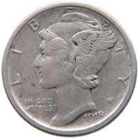 UNITED STATES OF AMERICA DIME 1918 S MERCURY DOUBLE STRUCK 8 #c040 0569 - 1916-1945: Mercury (Mercure)