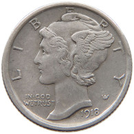 UNITED STATES OF AMERICA DIME 1918 MERCURY #c040 0575 - 1916-1945: Mercury