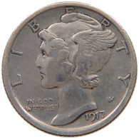 UNITED STATES OF AMERICA DIME 1917 MERCURY #c045 0247 - 1916-1945: Mercury