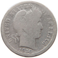 UNITED STATES OF AMERICA DIME 1916 S BARBER #c012 0323 - 1892-1916: Barber