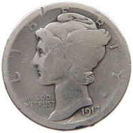 UNITED STATES OF AMERICA DIME 1917 MERCURY #a045 0811 - 1916-1945: Mercury (Mercurio)