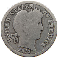 UNITED STATES OF AMERICA DIME 1913 BARBER #a082 0565 - 1892-1916: Barber