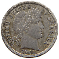 UNITED STATES OF AMERICA DIME 1902 BARBER #t006 0193 - 1892-1916: Barber