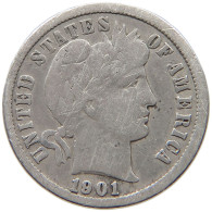 UNITED STATES OF AMERICA DIME 1901 O BARBER #c040 0493 - 1892-1916: Barber