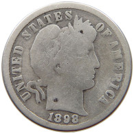 UNITED STATES OF AMERICA DIME 1898 O BARBER #t144 0293 - 1892-1916: Barber