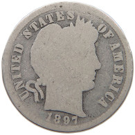 UNITED STATES OF AMERICA DIME 1897 BARBER #c004 0493 - 1892-1916: Barber