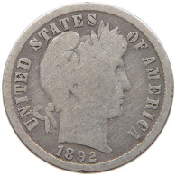 UNITED STATES OF AMERICA DIME 1892 BARBER #c012 0327 - 1892-1916: Barber