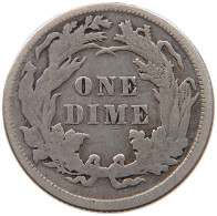 UNITED STATES OF AMERICA DIME 1889 SEATED LIBERTY #T068 0295 - 1837-1891: Seated Liberty (Libertà Seduta)