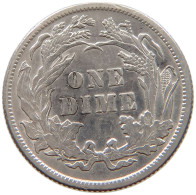 UNITED STATES OF AMERICA DIME 1888 SEATED LIBERTY #c056 0129 - 1837-1891: Seated Liberty