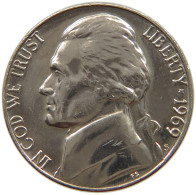 UNITED STATES OF AMERICA NICKEL 1969 S  #alb053 0245 - 1938-…: Jefferson