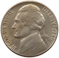 UNITED STATES OF AMERICA NICKEL 1946 D JEFFERSON #s063 1029 - 1938-…: Jefferson