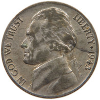 UNITED STATES OF AMERICA NICKEL 1943 P JEFFERSON #c014 0161 - 1938-…: Jefferson