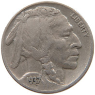 UNITED STATES OF AMERICA NICKEL 1937 BUFFALO #c071 0205 - 1913-1938: Buffalo